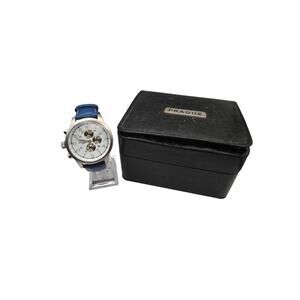 Prague D5797-158 Watch Stainless 10ATM Blue Band
